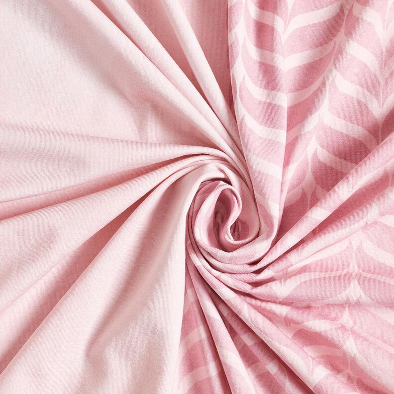 Bomullsjersey sovande glitterhjort Panel | Glitzerpüppi – rose/ljus gammalrosa,  image number 3
