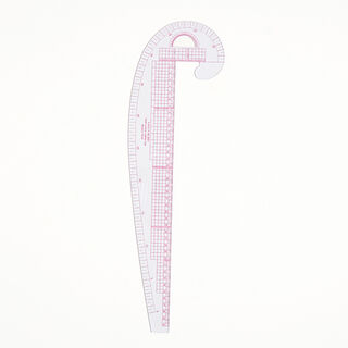 Kurvlinjal 40 x 65 cm – transparent, 