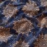 French Terry Sommarsweat mandala | Glitzerpüppi – marinblå/apricot,  thumbnail number 2