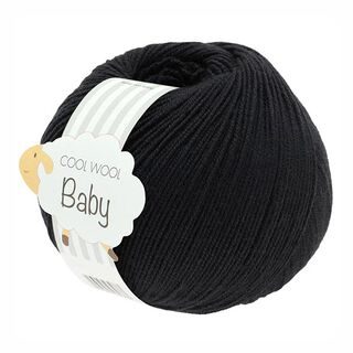 Cool Wool Baby, 50g | Lana Grossa – svart, 