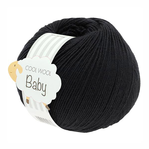 Cool Wool Baby, 50g | Lana Grossa – svart, image number 1
