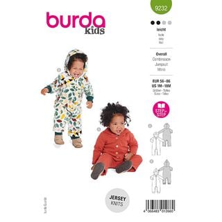 Overall | Burda 9232 | 56-86, 