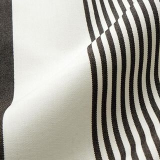 Outdoortyg Canvas fin randig mix – svart/vit, 