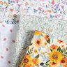 Muslin/Dubbel-krinkelväv Blomsteräng akvarell Digitaltryck | Poppy Fabrics – vit,  thumbnail number 5
