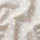ekologisk bomullspoplin spridda hjärtan – gråbeige,  thumbnail number 2