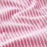 Bomull-linne-mix Vertikala ränder – pink/vit,  thumbnail number 2