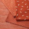 Bomullsjersey fjädrar – terracotta,  thumbnail number 5