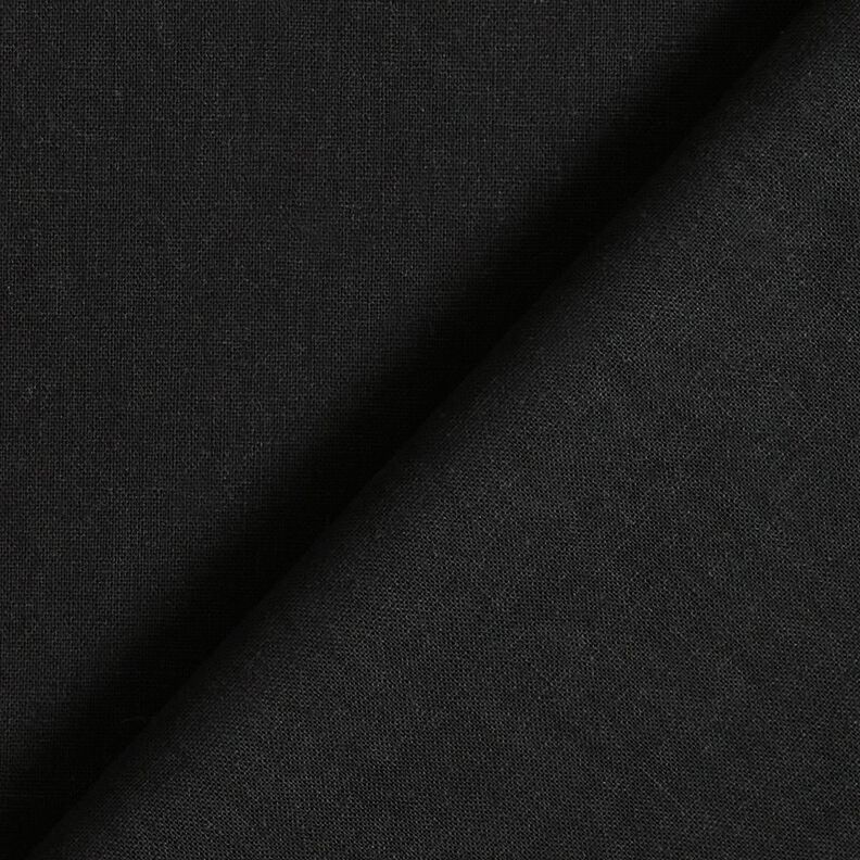 blandning av tvättad linne-bomull – svart,  image number 3