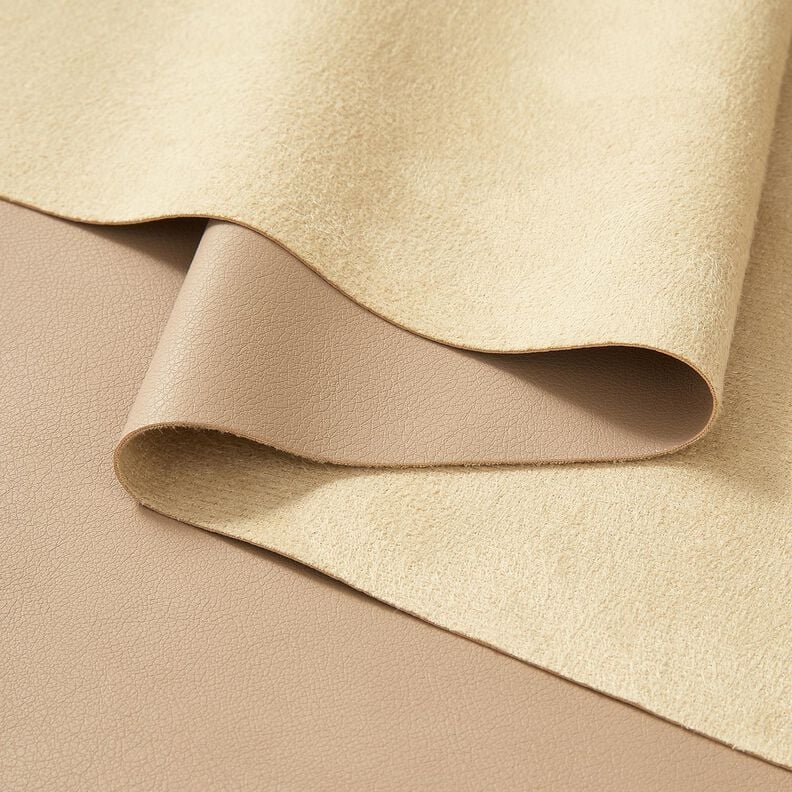 Konstläder med velourbaksida  – anemon,  image number 3