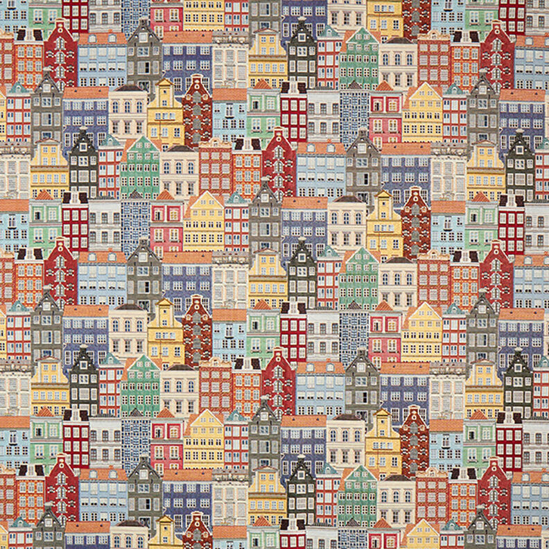 Dekorationstyg gobeläng hus – ljusbeige,  image number 1
