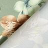 Crepesatin magnolior med palmblad – vass/beige,  thumbnail number 4