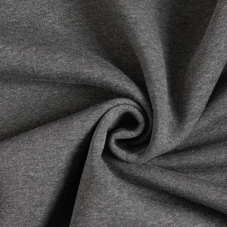 Sweatshirt Ruggad melange – mörkgrå,  image number 1