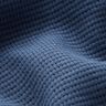 Mini-bomullsvåffeljersey enfärgad – jeansblå,  thumbnail number 3