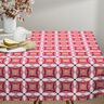Dekorationstyg Canvas Broderi-look stor – pink/elfenbensvit,  thumbnail number 7