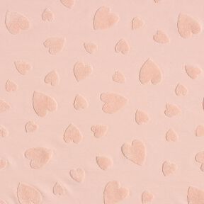 frottéjersey hjärtan – rose, 