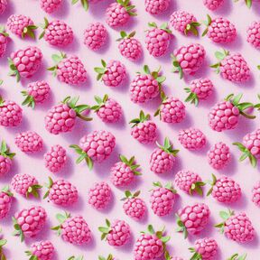Bomullstyg Poplin ljusa hallon – pastellviolett/äppelgrönt, 