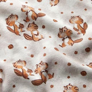 Alpfleece ekorre som letar efter mat  – ljus gråbrun, 