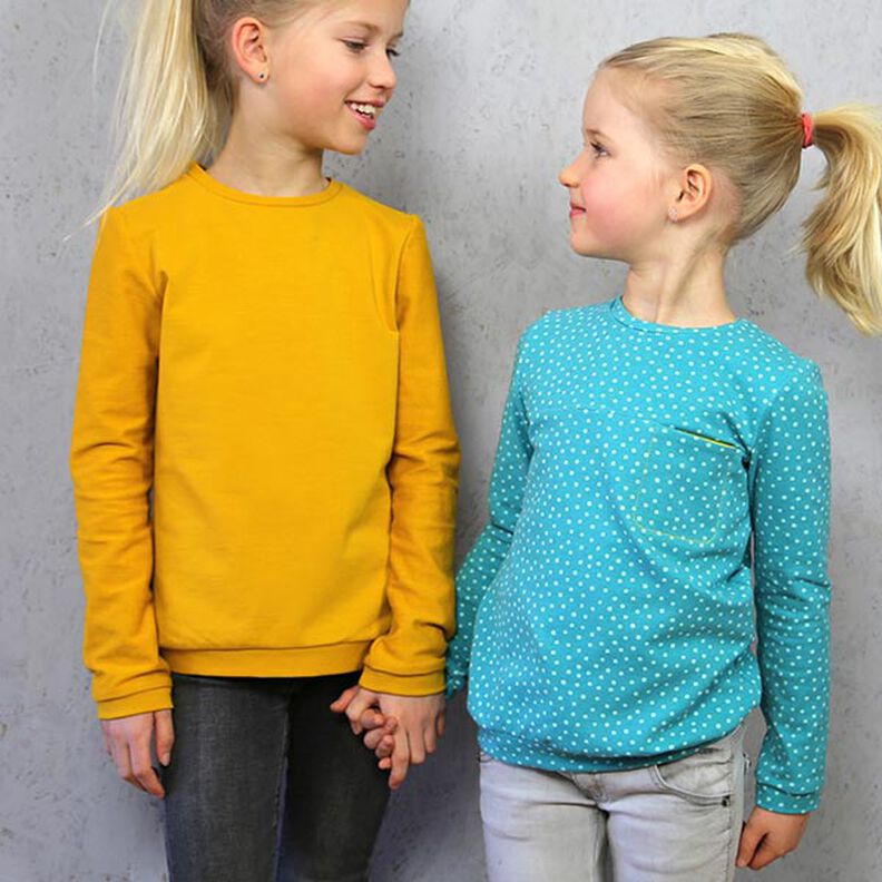 BENTE - sweater med bröstficka, för barn, Studio Schnittreif  | 86 - 152,  image number 3
