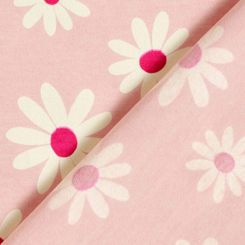 Bomullsblandning Jersey småblommor – rose, image number 4