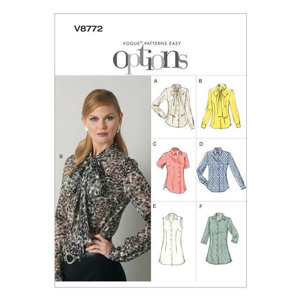 Blus, Vogue 8772 | 32 - 48,  image number 1