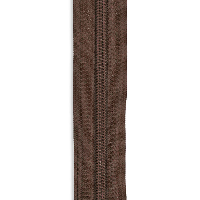 Ändlös dragkedja [3 mm] Plast | Prym – mörkbrun,  image number 2