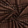 Sammetsjersey med Glencheck-rutor – brun/svart,  thumbnail number 3