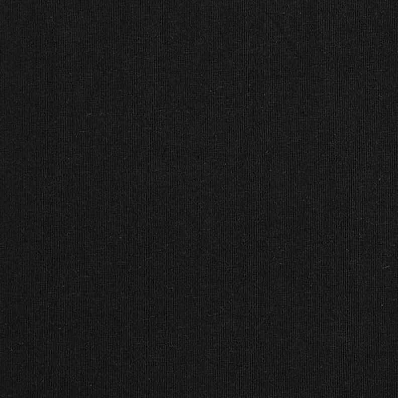 Jersey bomull/linne-mix enfärgad – svart,  image number 5