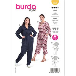 Jumpsuit i plusstorlek  | Burda 5896 | 44-54, 