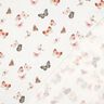 Muslin/Dubbel-krinkelväv Vackra fjärilar Digitaltryck | Poppy Fabrics – elfenbensvit/persikofärgad,  thumbnail number 4