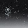 French Terry Panel Spaceman | Glitzerpüppi – svart/vit,  thumbnail number 1