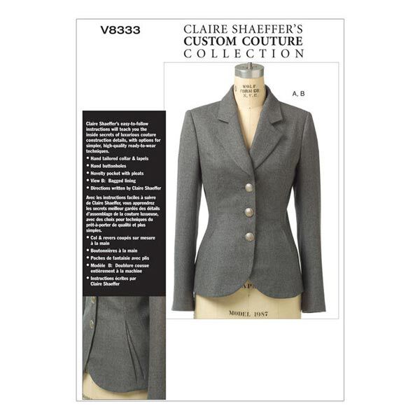 Blazer, Claire Shaeffer V8333 | 32 - 48, image number 1