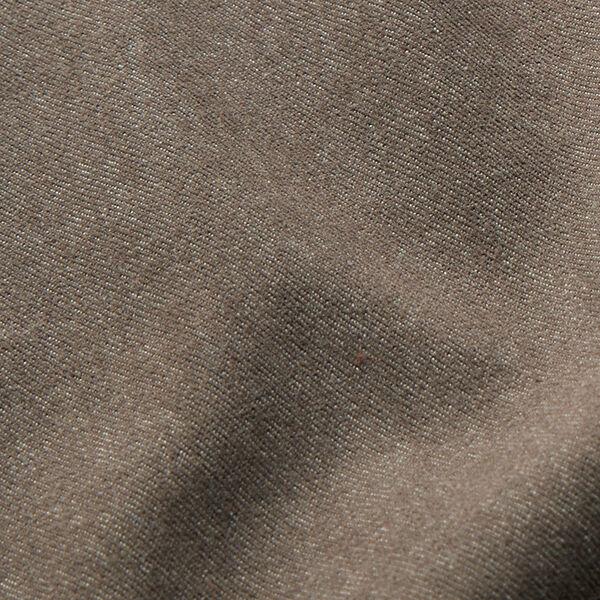 Bomullstyg med en ruggad yta enfärgad – brun, image number 2