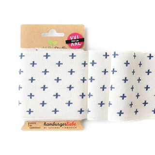 GOTS Ekologiska stickade muddar CUFF ME ICON [140 cm | 8 cm] | Albstoffe | Hamburger Liebe, 