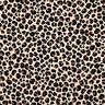 French Terry Sommarsweat litet leopardmönster Digitaltryck | Poppy Fabrics – ljusbeige/ljusbrun,  thumbnail number 1