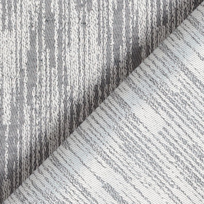 Dekorationstyg Jacquard abstrakt väv återvunnen – grå, image number 4