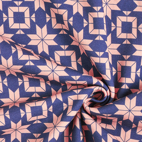 softsweat norgemönster – indigo/lax, image number 3