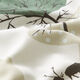 ARVIDSSONS TEXTIL – Dekorationstyg Halvpanama Norrland – vit/grön,  thumbnail number 2