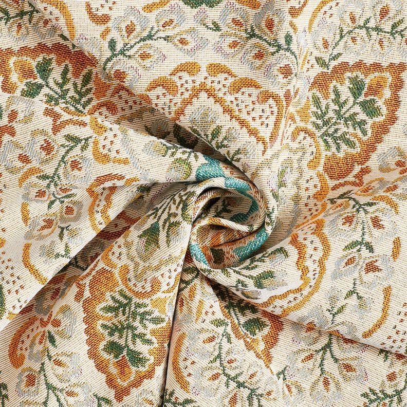 dekorationspanel Gobeläng stor mandala – senap/ljusbeige,  image number 3