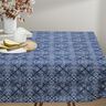 Dekorationstyg Canvas batikplattor – indigo/vit,  thumbnail number 8