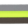 Väskband/bältesband Neon [ 40 mm ] – neongul/grått,  thumbnail number 1
