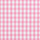 Bomullstyg Vichy - 1 cm – rosa,  thumbnail number 1