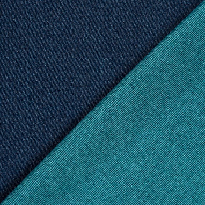 Denim/bomullsmix melange – havsblå,  image number 3