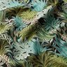 Dekorationstyg Jacquard djungelblad – svart/grön,  thumbnail number 2