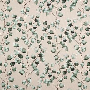 Dekorationstyg Halvpanama Eukalyptus – natur/mint, 