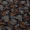 Viskosjersey blommiga fyrverkerier – svart/brun,  thumbnail number 2