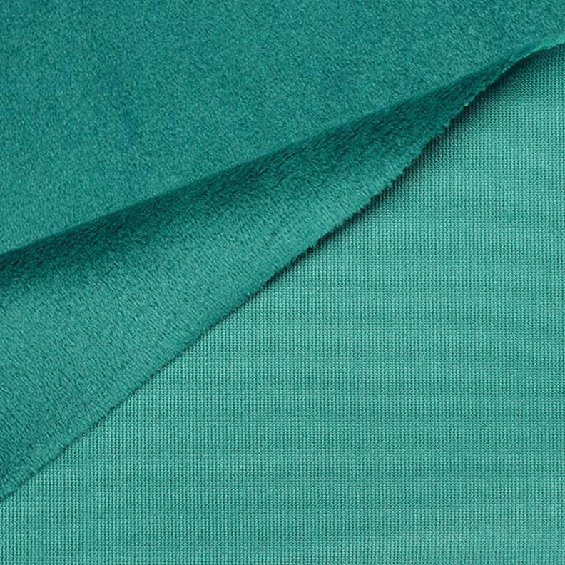 Plysch SHORTY [1 m x 0,75 m | lugg: 1,5 mm] - petrol | Kullaloo,  image number 3
