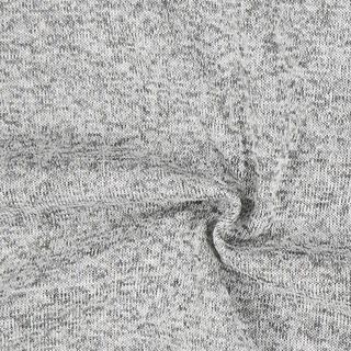 Stickad fleece – ljusgrått, 