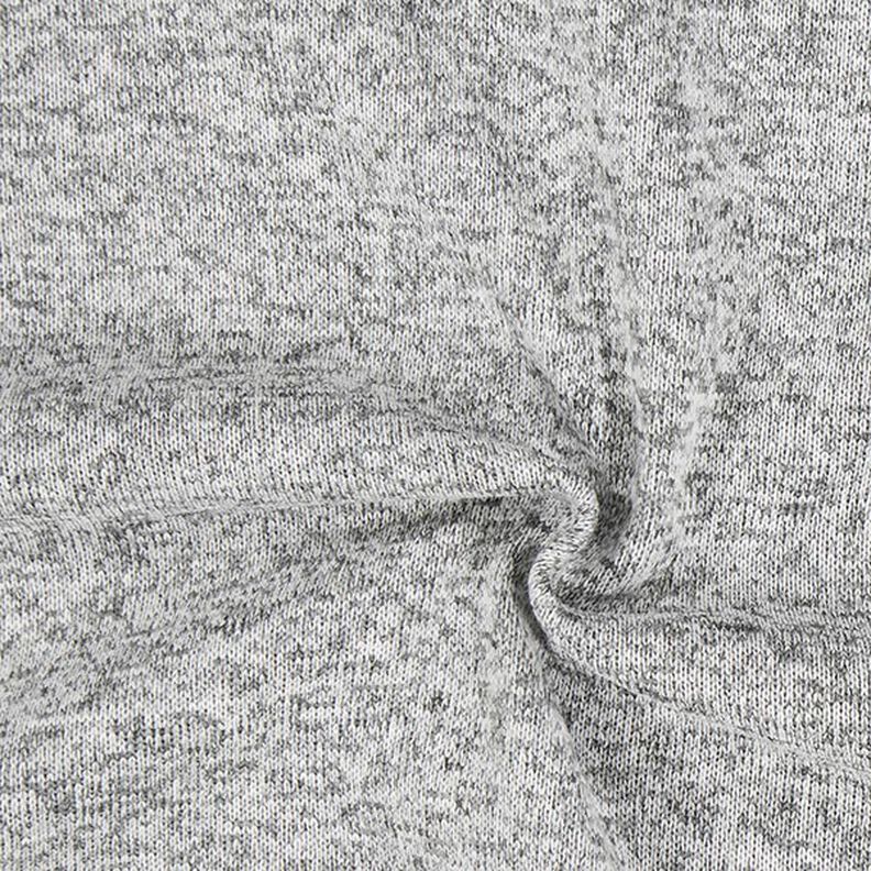 Stickad fleece – ljusgrått,  image number 1