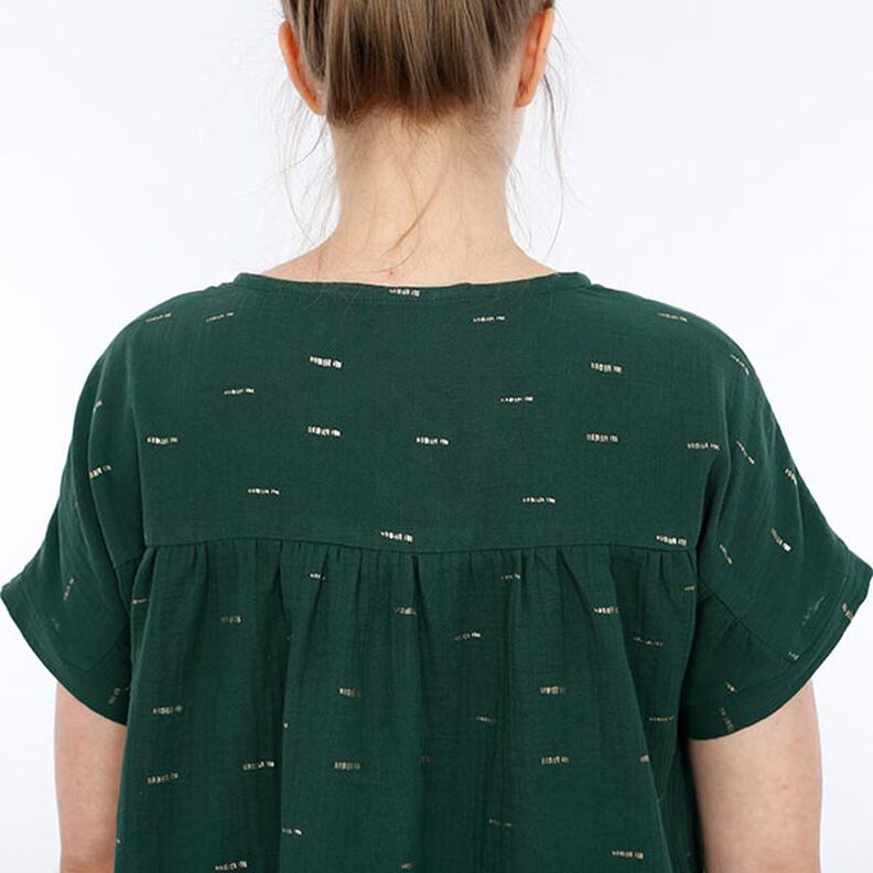 FRAU SUZY - ledig kortärmad blus med veck, Studio Schnittreif | XS - XXL,  image number 10