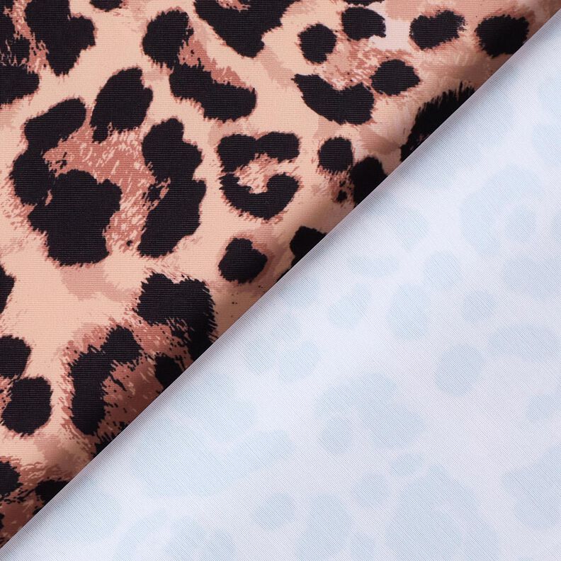Baddräktstyg Leopardmönster – koppar/svart,  image number 4